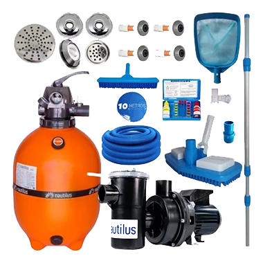 Equipamentos e manutenção para piscinas